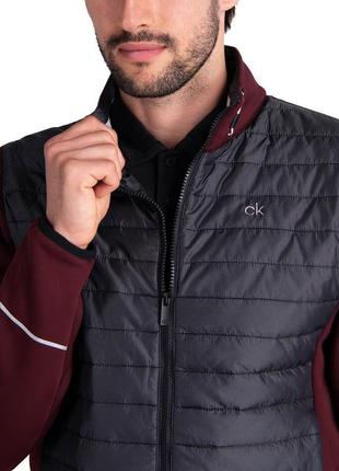 Куртка calvin klein golf golf wrangell hybrid jacket blackber пуховик микропуховик boss3 фото