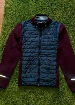 Куртка calvin klein golf golf wrangell hybrid jacket blackber пуховик микропуховик boss6 фото