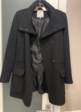 Шерстяное пальто zara, 53 % шерсть