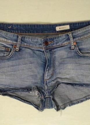 H&m короткие джинсовые шорты1 фото