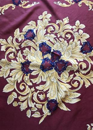 Шикарний італійський шовковий брендовий платок alcatel creatives2 фото