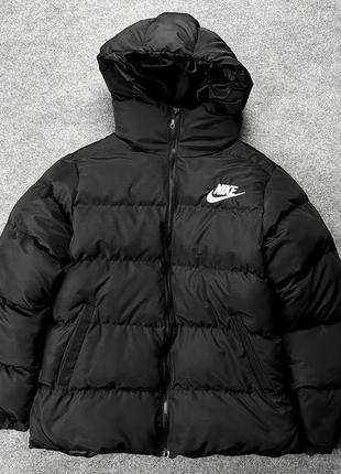 Зимняя куртка nike с рефлективным логотипом и1 фото