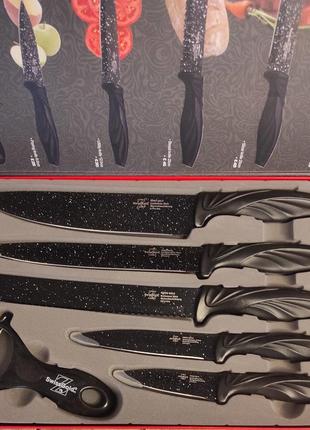 Набор кухонных ножей с керамическим покрытием, 6 предметов2 фото