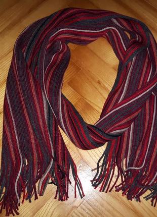 Разноцветный полосатый шарф от marks&spencer!