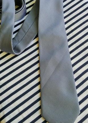 Шелковый галстук 100% шелк , от tcm tchibo