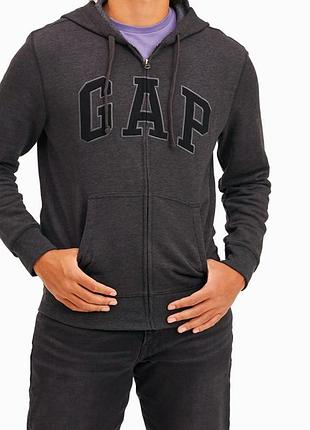 Оригинальная зип худи gap с большим лого