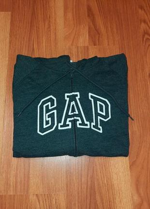 Оригинальная зип худи gap с большим лого6 фото