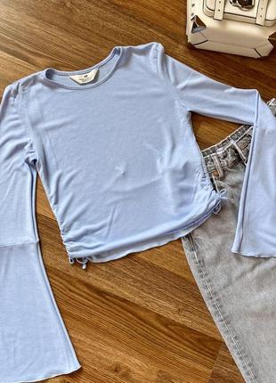 Топ голубой h&m s-xs