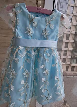 Нарядное платье monsoon 6-12 мес