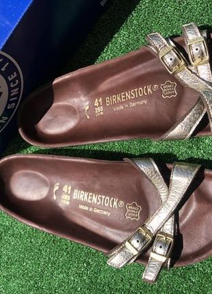 Сланцы, шлепки birkenstock 41, оригинал.кожа