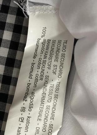 Zara оверсайз блузка топ футболка в клетку  реглан3 фото