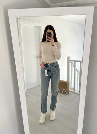 Джинси zara mom fit