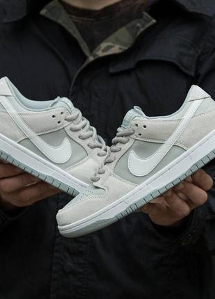 Кросівки чоловічі nike sb dunk grey suede (ніке дунк )