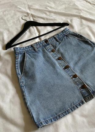 Стильна джинсова спідниця від new look1 фото