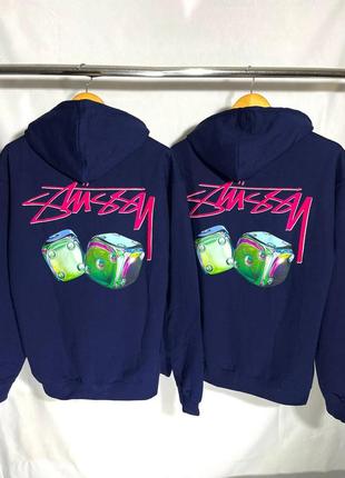 Зіп худі stussy, стуссі, стусі, лонгслів, кофта, зіп, зіп худі, stüssy