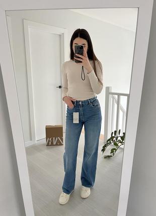 Джинси zara wide leg3 фото