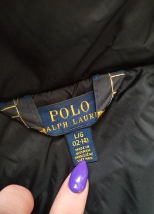 Пуховик пухова нейлонова куртка polo ralph lauren6 фото