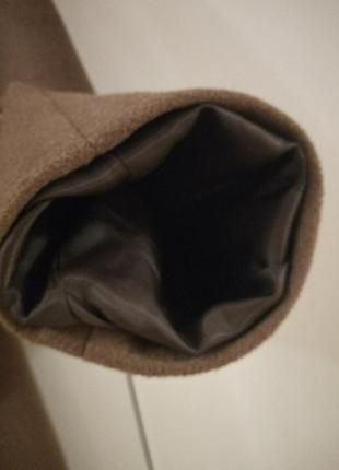 Пальто жіноче кашемір коричневе, s-m, ідеал5 фото