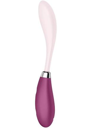 Вибратор satisfyer g-spot flex 3 red, гибкий ствол с фиксацией положения 2
