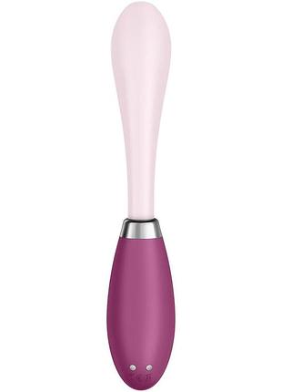 Вибратор satisfyer g-spot flex 3 red, гибкий ствол с фиксацией положения 5