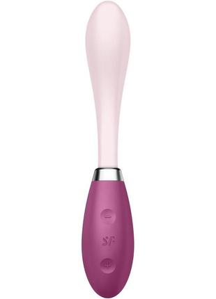 Вибратор satisfyer g-spot flex 3 red, гибкий ствол с фиксацией положения 3