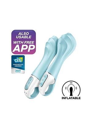 Смарт-вибратор точки g satisfyer air pump vibrator 5+, надувается 2
