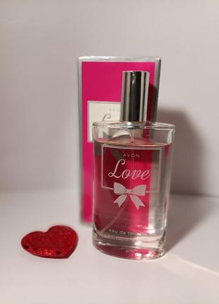 Туалетная вода женская love avon