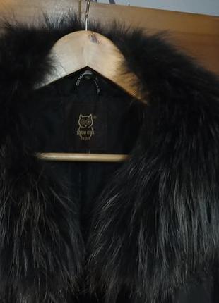 Пуховик- пальто черный, зимняя длинная куртка4 фото