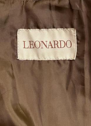 Кожаная итальянская дизайнерская куртка leonardo4 фото