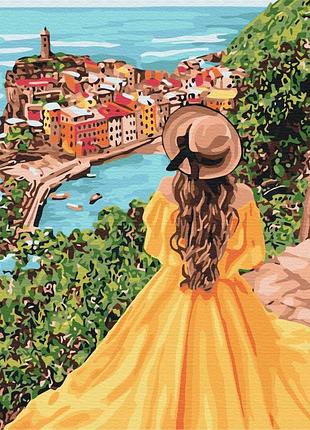 Картина по номерам портовый городок