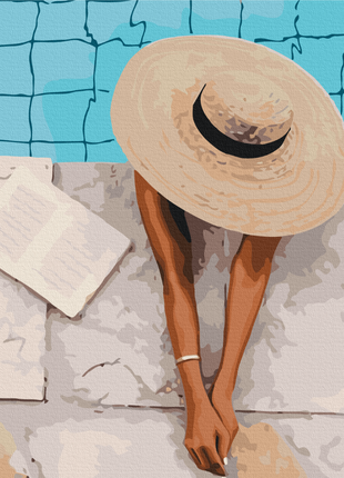 Картина по номерам лето в шляпку
bs51750