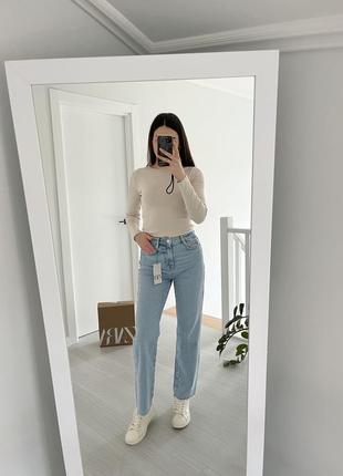 Прямые джинсы zara straight fit