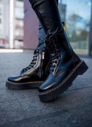 Жіночі черевики dr. martens jadon (хутро)2 фото