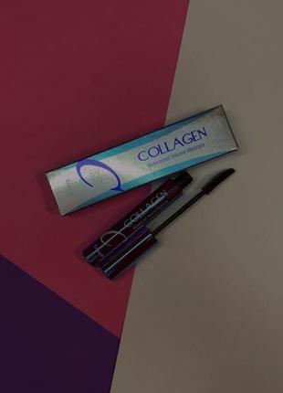 Водостійка туш для вій з колагеном enough collagen waterproof volume mascara2 фото