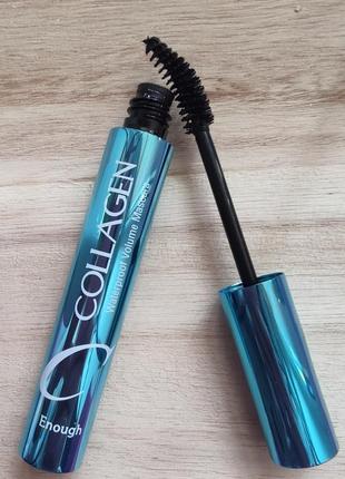 Водостійка туш для вій з колагеном enough collagen waterproof volume mascara4 фото