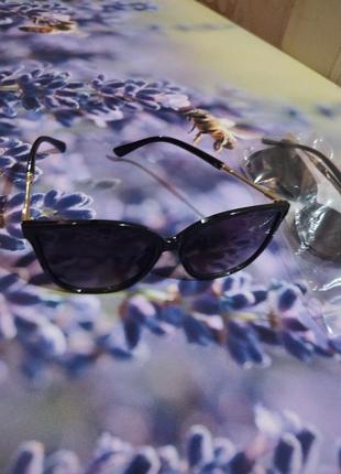 Солнцезащитные очки кошачий глаз1 фото
