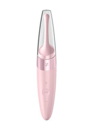 Вибратор для клитора satisfyer twirling delight (rose) 5