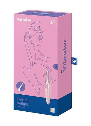 Вибратор для клитора satisfyer twirling delight (rose) 6