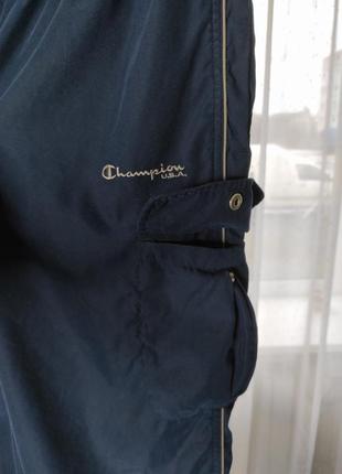 Cпортивные штаны champion Ausa vintage cargo pants navy3 фото