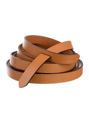 Удлиненный кожаный ремень в два оборота , пояс петля , пояс узел , двойной ремень isabel marant