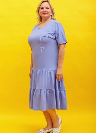 Сукня літня zeta-m колір лаванда2 фото