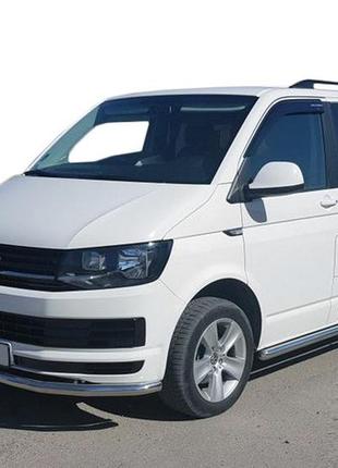 Нижняя одинарная губа st008 (нерж) 42 мм для volkswagen t6