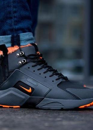 Nike huarache x acronym city mid leather мужские кроссовки найк