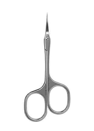 Ножиці для кутикули staleks "uniq 20", sq-20-4, з асиметричними різнорівневими кільцями