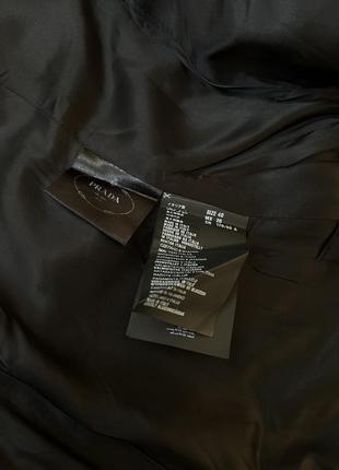 Prada классическое шерстяное пальто3 фото