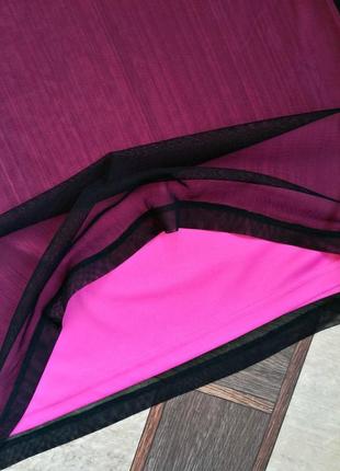Эффектная юбка миди из сетчатой ткани немецкого бренда amisu6 фото