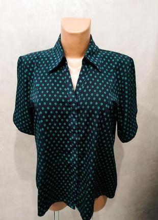 Комфортна зручна сорочка з коротким рукавом в принт бренду meltemi
