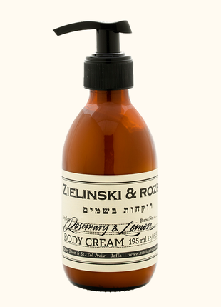 Крем для тіла zielinski & rozen rosemary & lemon, neroli 195мл