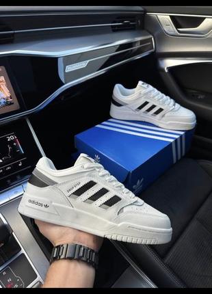 Чоловічі кросівки adidas originals drop step white black