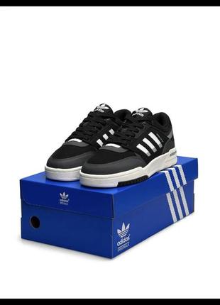 Мужские кроссовки red adidas originals drop step gray black